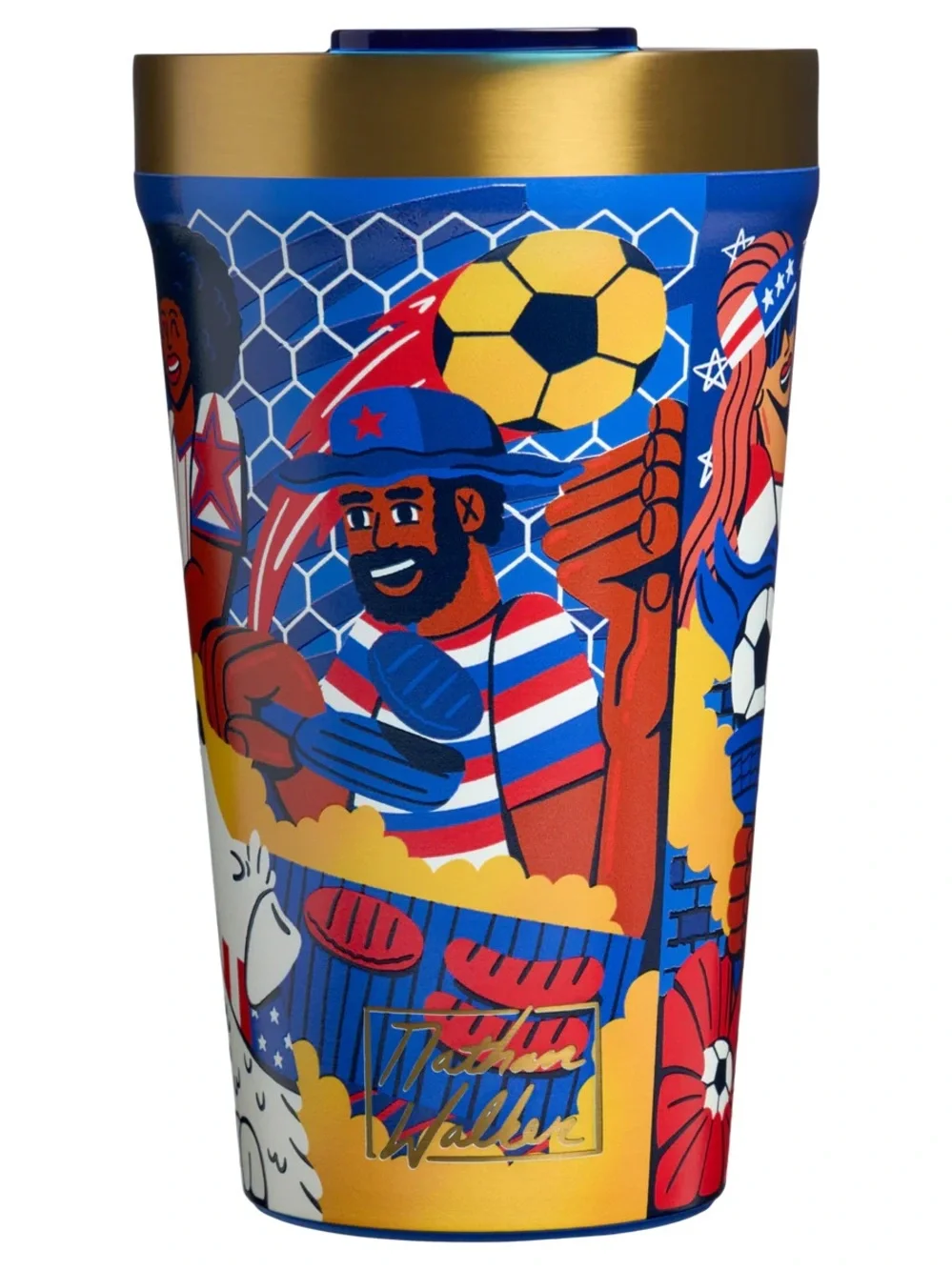 The Fútbol Artist Collection Everyday Tumbler | 16 OZ USA - Picture 4 of 10